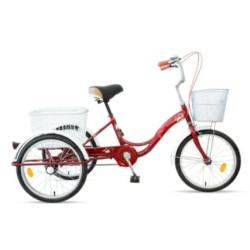 China Wholesale Cargo Tricycle 3 Wheel with Baskets OEM Rickshaw