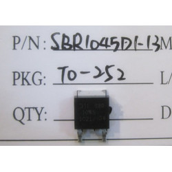 SBR1045D1-13 1045 TO-252 5pcs/lot