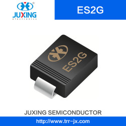 Es2g 400V 2A Ifsm50A Vrms280V Juxing Superfast Recovery Rectifiers Diode with SMB