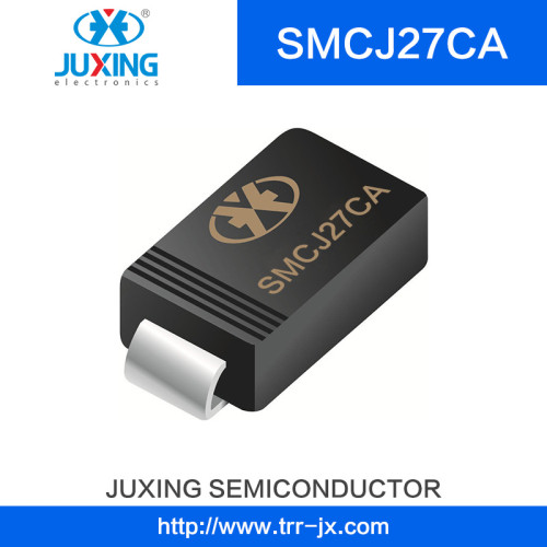 Juxing 1500W 27V Smcj27ca Gpp Surface Mount Transient Voltage Suppressor (TVS/ESD)