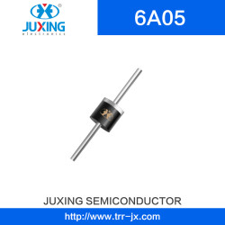 Juxing 6A05 6A 50V Photovoltaic Solar Cell Protection Schottky Bypass Diode with R-6 Package