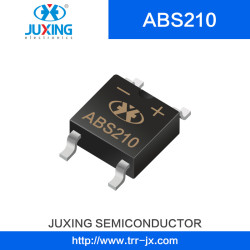 Juxing ABS210 Vrrm1000V Vrms700V Ifsm70A Vf2a Surface Mount Bridge Rectifiers with ABS Case