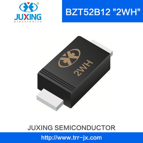 Juxing Bzt52b12 500MW12V Plastic-Encapsulate Zener Diode with SOD-123 Package