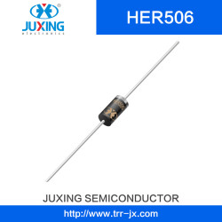 Juxing Her506g Vf1.7V 600V5a Ifsm150A Vrms420V High Efficiency Rectifiers Diode with Do-27