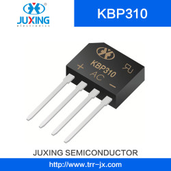 Juxing Kbp310 Vrrm1000V Vrms700V Ifsm60A Vf1.1A I (AV) 3A Bridge Rectifiers with Kbp Package