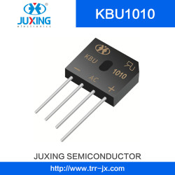 Juxing Kbu1010 10A Vrrm1000V Vrms700V Ifsm150A Vf1a Bridge Rectifier with Kbu Case