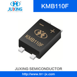Juxing Kmb110f Vrrm100V Vrms70V Ifsm30A Vf0.85A Surface Mount Schottky Bridge Rectifiers with Mbf Case
