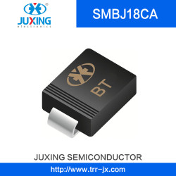 Juxing Low Inductance Smbj18ca Gpp 18V Surface Mount Transient Voltage Suppressor Diode Smtvs (TVS/ESD) Power 600W