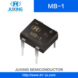 Juxing MB1m Vrrm100V Vrms70V Ifsm30A Vf1a Surface Mount Bridge Rectifier Diodes with MB-1 Case