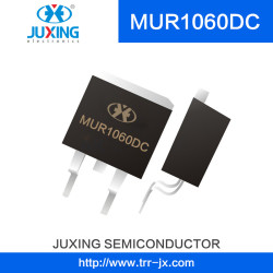 Juxing Mur1060DC-1 600V10A Ifsm90A Vf1.1A Ultra Fast Recovery Schottky Barrier Rectifier Diode with to-263