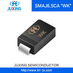 Juxing Smaj6.5ca Gpp 6V Surface Mount Transient Voltage Suppressor Diode Smtvs (TVS/ESD) Power 400W