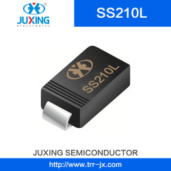 Juxing Ss210L 100V2a Ifsm50A Vf0.75 Surface Mount Low Vf Schottky Rectifiers Diodes with SMA