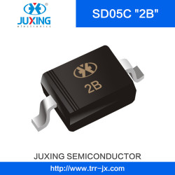 Juxing Tvs SD05c2b 500W CV18V SMT Transient Voltage Suppressor SOD-323