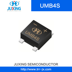 Juxing Umb4s Vrrm400V Vrms280V Ifsm25A Vf0.6A Surface Mount Bridge Rectifier Diodes with Sof2-4s Case