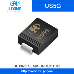 Juxing Us5g Vf1V 400V5a Ifsm150A Vrms280V Surface Mount Ultra Fast Rectifiers Diodes SMC
