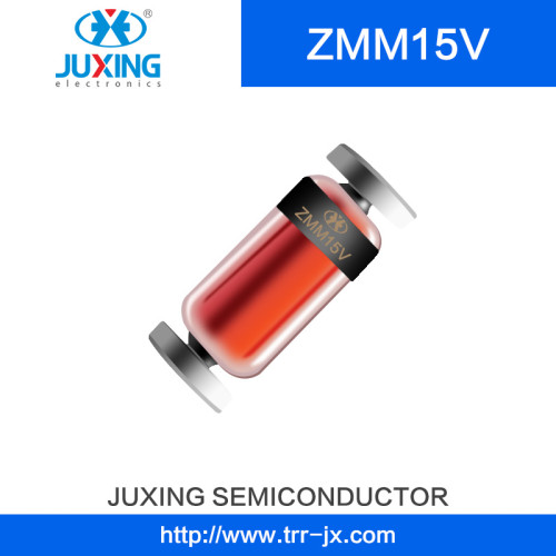 Juxing Zmm15 500MW 15V Silicon Epitaxial Planar Zener Diodes with Ll-34 Package
