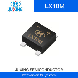 Lx10m-1 Vf1.1V Vrrm1000V Iav0.8A Ifsm25A Vrms700V Juxing Brand Surface Mount Bridge Rectifiers with Sof2-4j Case
