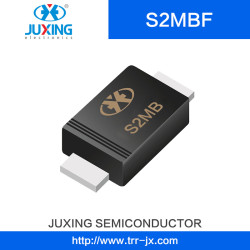 S2mf Vf1.1V 1000V2a Ifsm50A Vrms700V Juxing Surface Mount Standard Rectifiers with Smbf