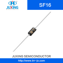 Sf16 400V 1A Ifsm30A Juxing Superfast Recovery Rectifiers Diode with Do-41 Case