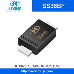 Ss36bf Vrrm60V Iav3a Ifsm80A Vrms42V Vf0.7A Juxing Surface Mount Schottky Rectifiers Diodes with Smbf Package