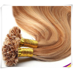 100% Human Hair Keratin U-Tip Hair Wavy Hair Extension