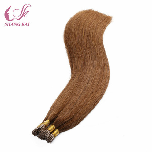 100% Human Virgin Straight Remy I-Tip Pre-Bonded Hair Extension