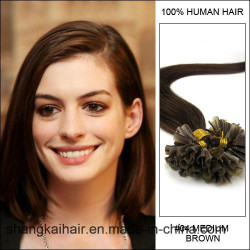 100% Remy Human Hair Brazilian Hair Extension Keratin Nail Hair