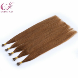 100% Virgin Remy Double Drawn Blonde Human Hair 1g Prebond Nano Ring Hair Extensions