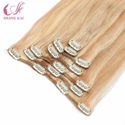 100% Virgin Remy Hair Full Cuticle Aligned Hair Clip in Hair Extension