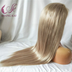 Best High Quality Brazilian Hair Wig Full Lace Wig Blonde Color Full Lace Wig Virgin