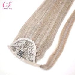 Best Selling 100% Remy Human Hair Wrap Ponytail