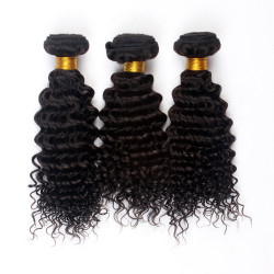 Curly Human Hair Weft Top Grade Wholesale