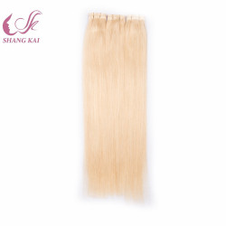 Double Drawn Cuticle Aligned Machine PU Weft Hair