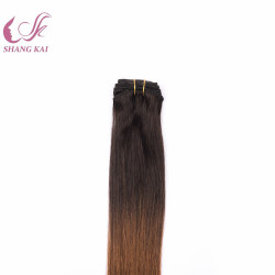 Elegant Human Hair Clip in Hair Extensions for Black Women Clip Human Hair