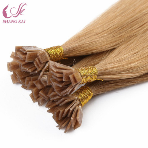 Factory Price 100% Virgin Hair Flat-Tip Hair Extensions