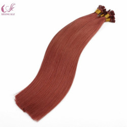 Factory Supply Wholesale Top Quality Prebonded Human Remy Hair I V U Flat Tip Russian Keratin Hair Extensions
