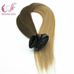 Fashion Good Quality 100% Remy Human Hair Seamless Clip in Hair Extensions