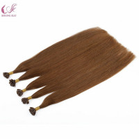 High Grade Red Color Cuticle Aligned Remy Human U Tip Hair