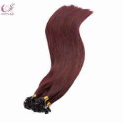 High Quality Double Drawn Russian Hair Flat Tip Hair Extension