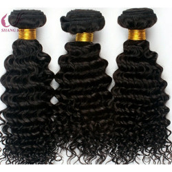 High Quality Human Hair Extension Curly Russian Virgin Remy Human Hair Weave