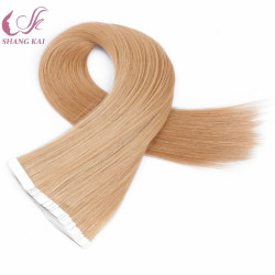 Hot Selling Straight PU Skin Weft Brazilian Hair for Invisible Tape Hair Extension