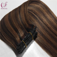 Magnetic Tape in Extensions Human Ponytail Hair Button Tapes in Hair