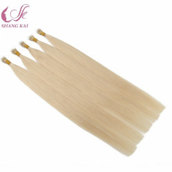 No Tangles Real Thick Ends Russian Human Hair Nano Ring Remy Extensions