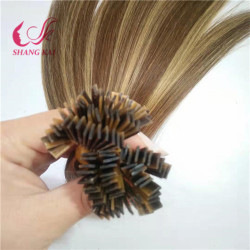 Peruvian 100% Human Virgin Remy Piano Color Flat-Tip Pre-Bonded Hair Extension