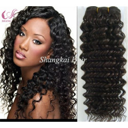 Remy Indian Hair Raw Virgin Wavy Bohemian Curl Human Hair Weave/Bundles Extension, Wholesale Black Hair Products