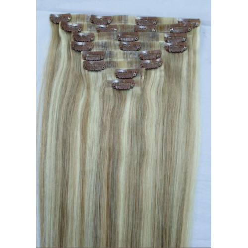 Seamless Clips Human Hair Extensions Clips on Seamless Hair