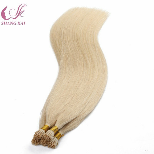 Unprocessed Remy Human Hair Pre-Bonded Stick Hair 100% Brazilian Human I Tip Hair Extensions Wholesale
